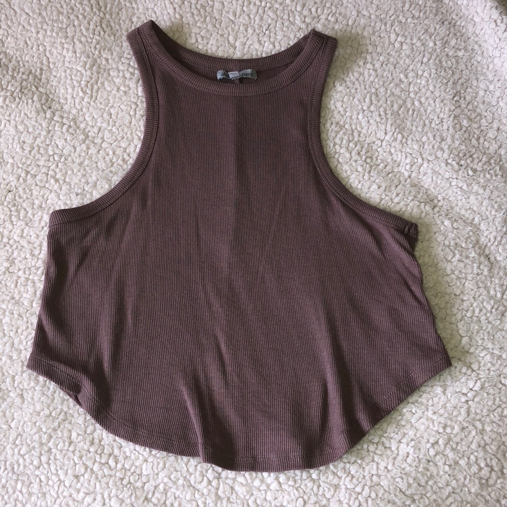 High neck tank top